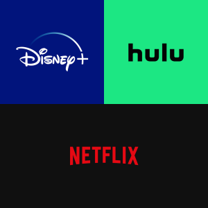 Disney+ Hulu Netflix Streamline Pack 6M
