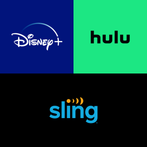 Disney+ Hulu Sling tv Delight Pack 3M